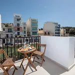 Harbour Lights Seafront Penthouse, With Large Terrace With Stunning Panoramic Sea Views - By Getawaysmalta St Paul's Bay