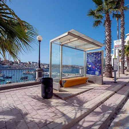 Harbour Lights Seafront Penthouse, With Large Terrace With Stunning Panoramic Sea Views - By Getawaysmalta * St Paul's Bay