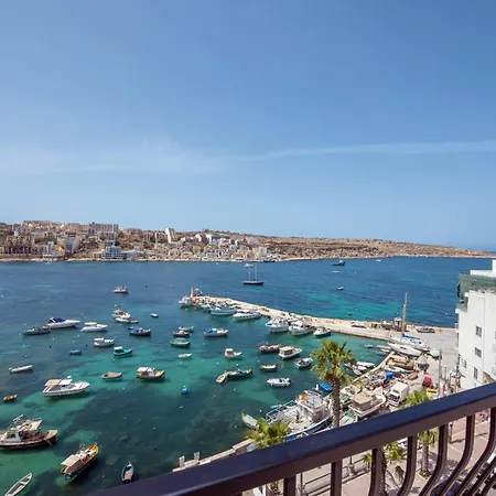 Harbour Lights Seafront Penthouse, With Large Terrace With Stunning Panoramic Sea Views - By Getawaysmalta